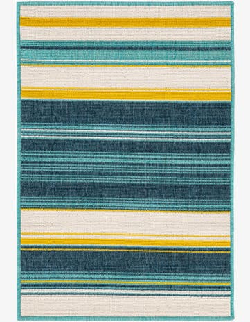 Easy-Clean Border Indoor / Outdoor Rug