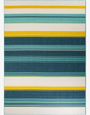 Easy-Clean Border Indoor / Outdoor Rug