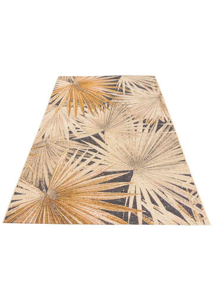 5' 2 x 7' 7 Easy-Clean Botanical Indoor / Outdoor Rug