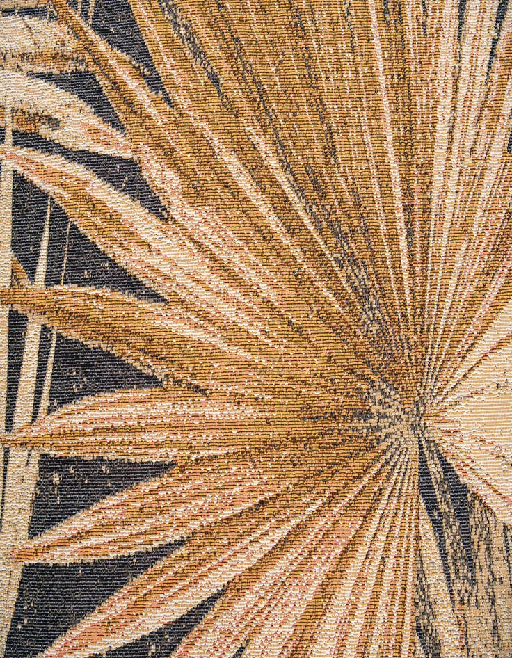 Detail image of 5' 2 x 7' 7 Easy-Clean Botanical Indoor / Outdoor Rug