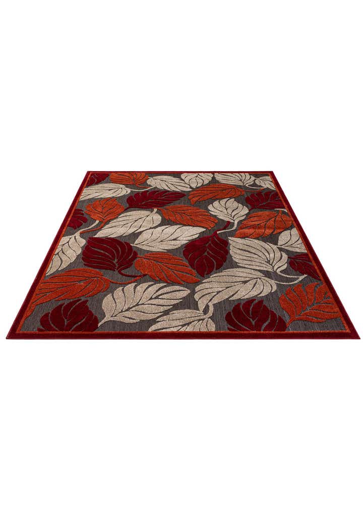 8' x 10' Easy-Clean Botanical Indoor / Outdoor Rug