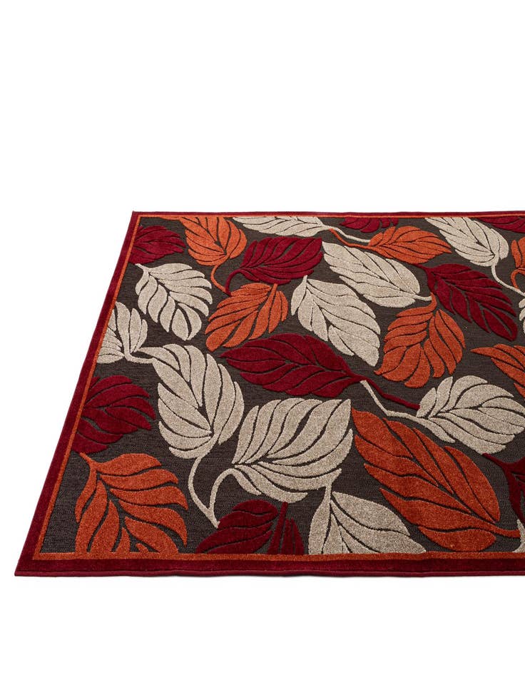 Detail image of 8' x 10'  Washable Botanical Indoor / Outdoor Rug