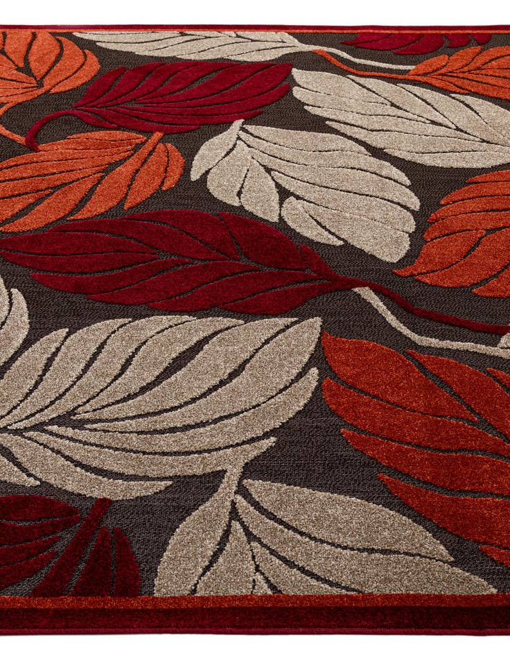 Detail image of 8' x 10'  Washable Botanical Indoor / Outdoor Rug