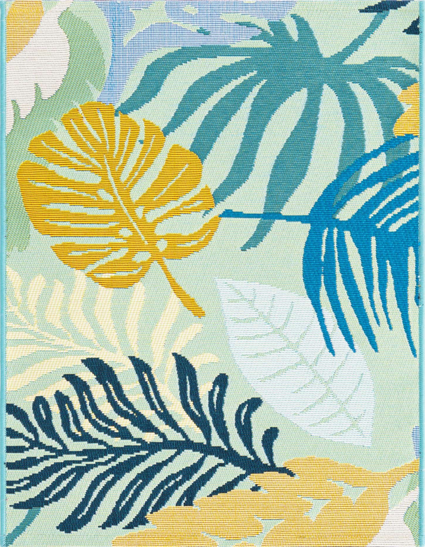2' x 3' Easy-Clean Botanical Indoor / Outdoor Rug