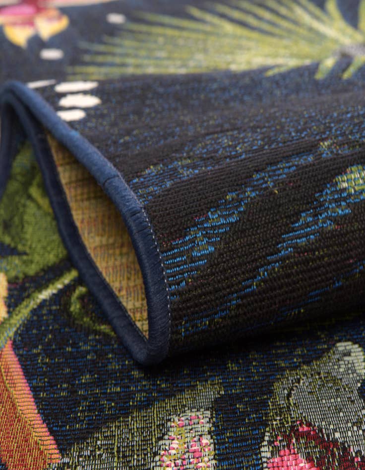 Detail image of 2' x 3' Easy-Clean Botanical Indoor / Outdoor Rug