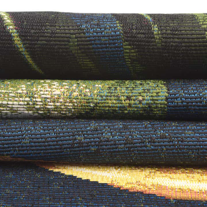 5' 3 x 8' Easy-Clean Botanical Indoor / Outdoor Rug
