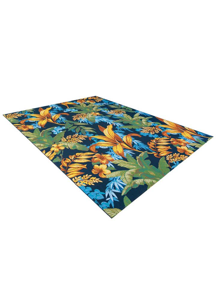 10' x 12' Easy-Clean Botanical Indoor / Outdoor Rug