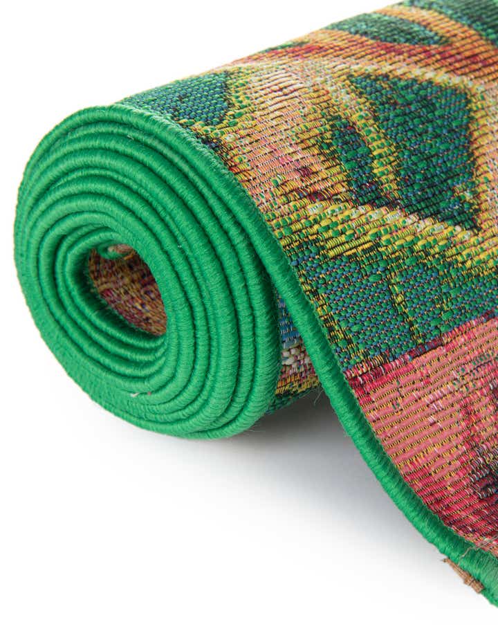 7' x 10' Easy-Clean Botanical Indoor / Outdoor Rug