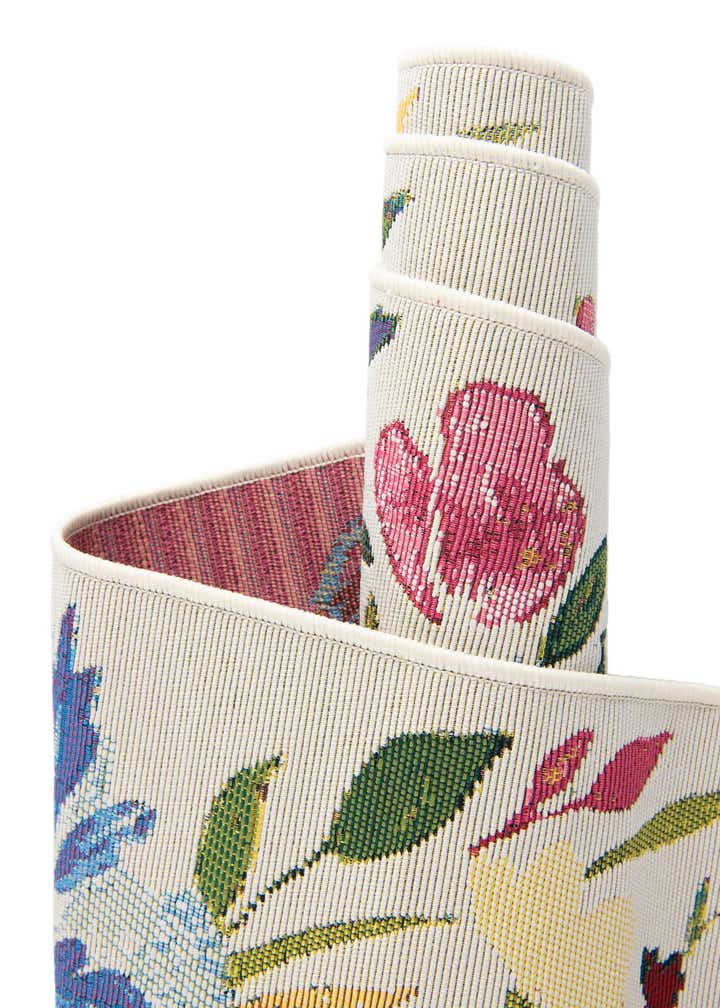 4' x 6' Easy-Clean Botanical Indoor / Outdoor Rug