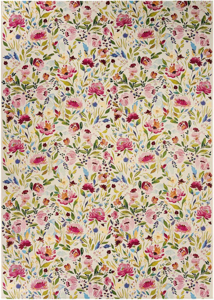 10' x 14' 2 Easy-Clean Botanical Indoor / Outdoor Rug