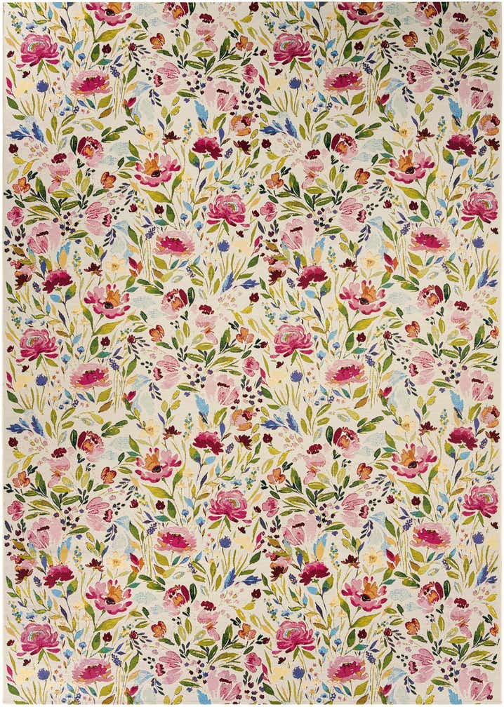 10' x 14' 2 Easy-Clean Botanical Indoor / Outdoor Rug