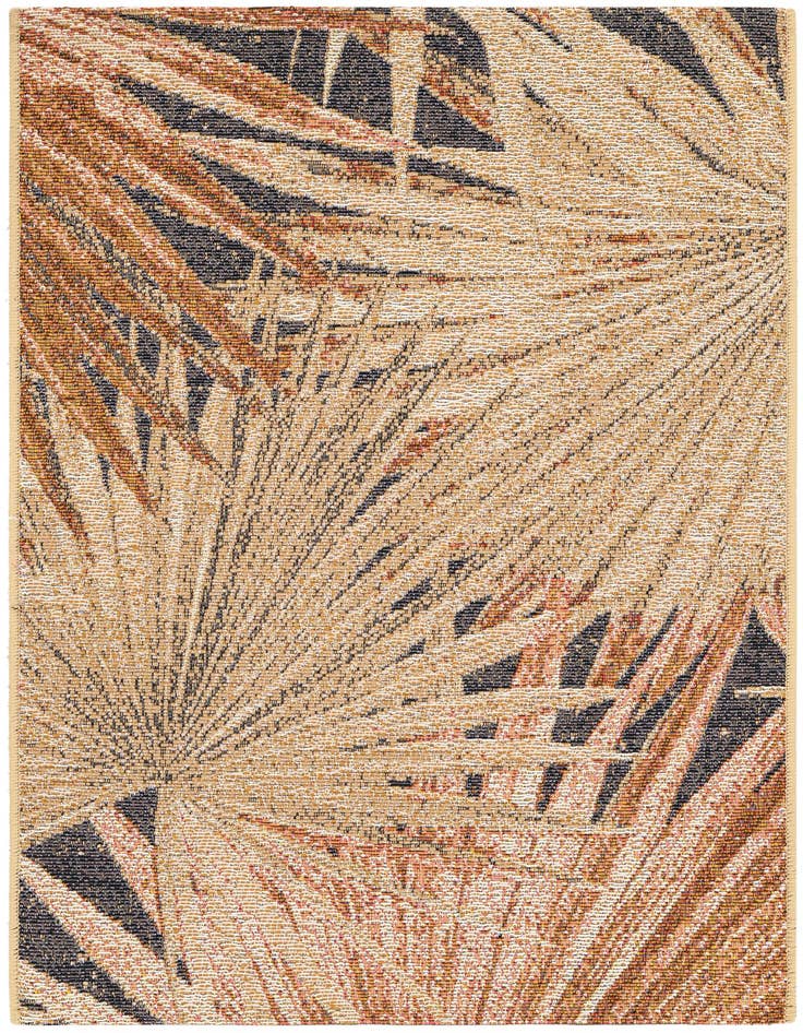 Detail image of 2' x 3' Easy-Clean Botanical Indoor / Outdoor Rug