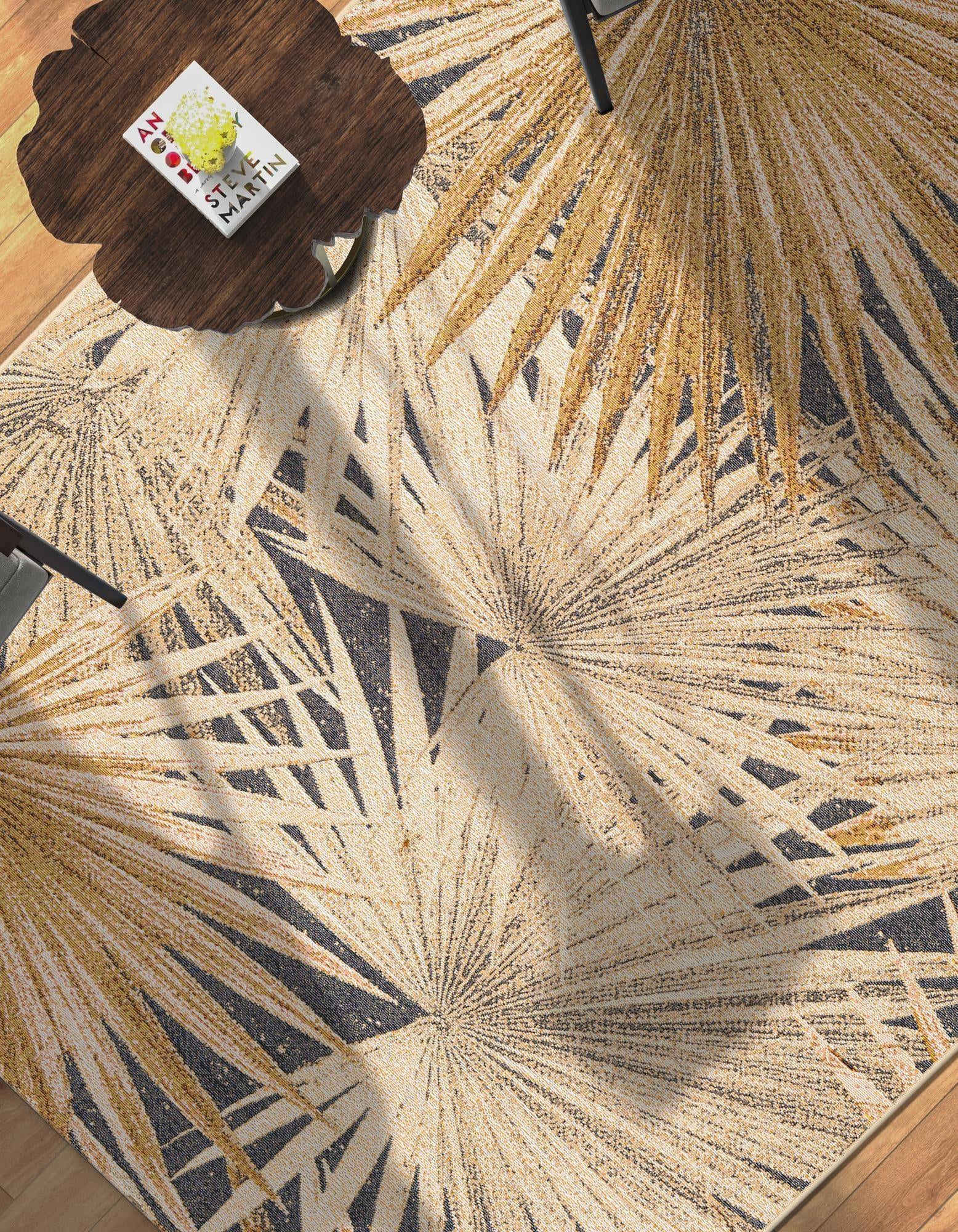 10' x 14' 2 Easy-Clean Botanical Indoor / Outdoor Rug