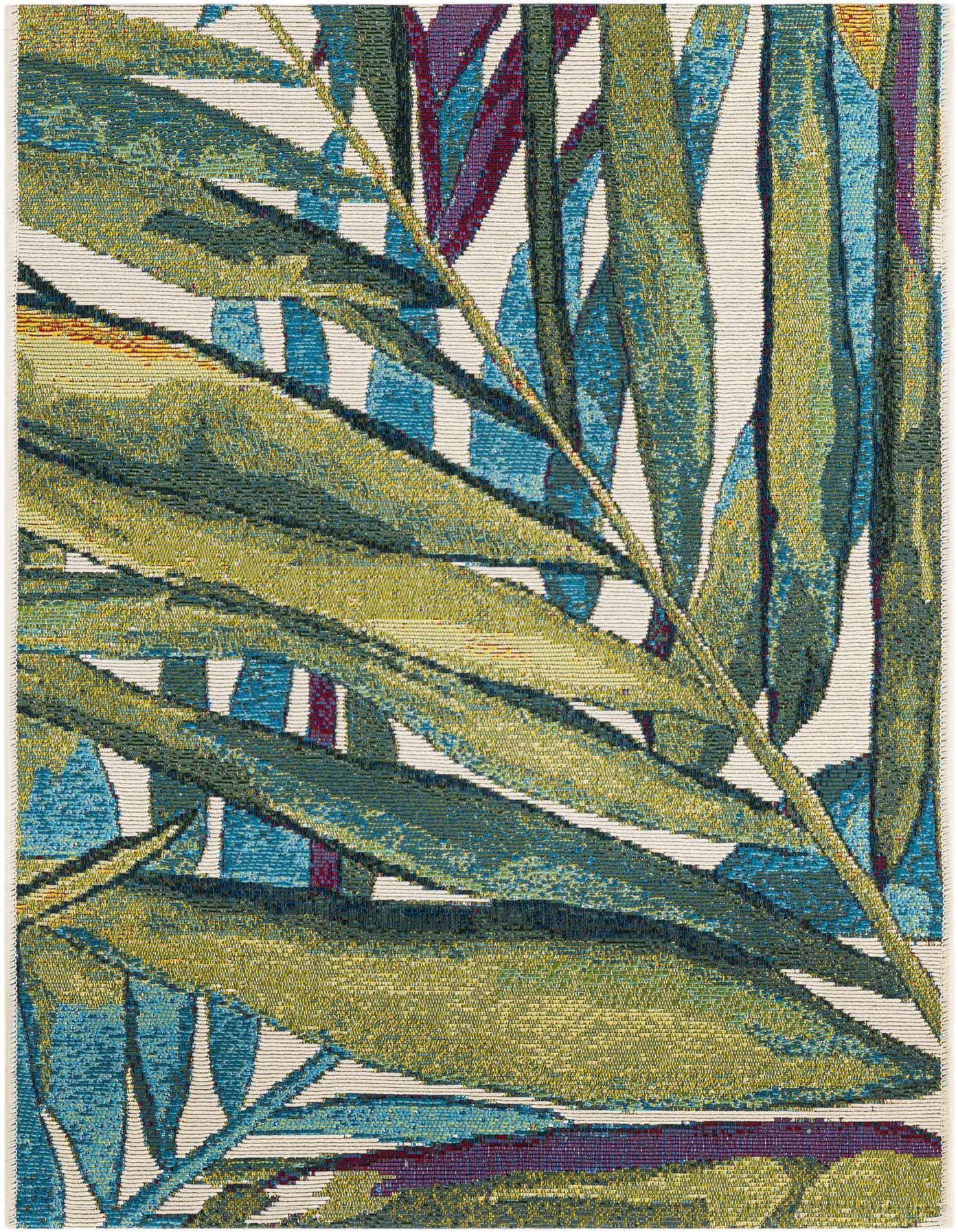 2' x 3' Easy-Clean Botanical Indoor / Outdoor Rug