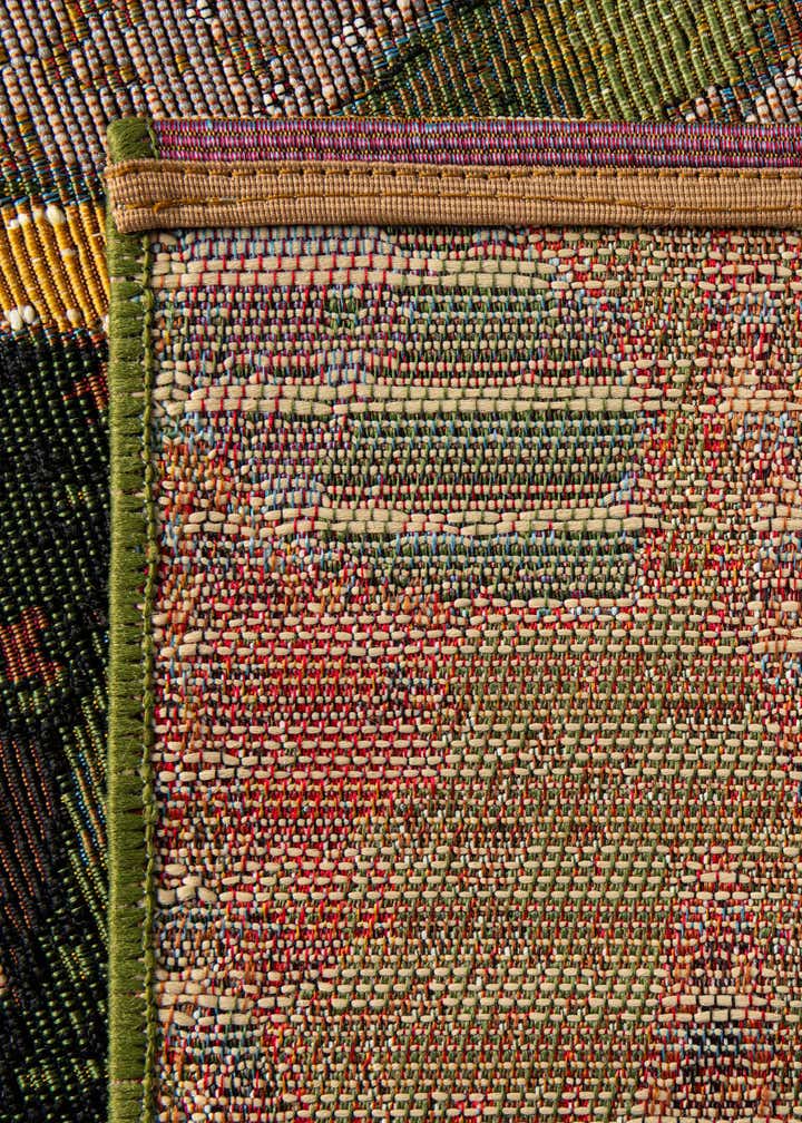 6' x 9' Easy-Clean Botanical Indoor / Outdoor Rug