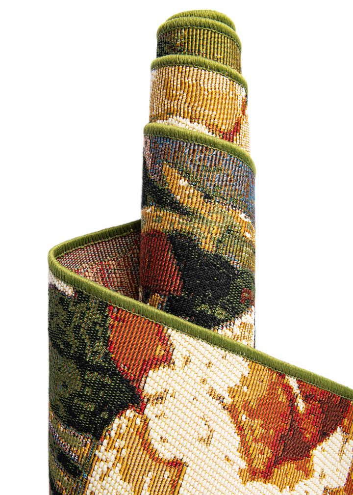 6' x 9' Easy-Clean Botanical Indoor / Outdoor Rug