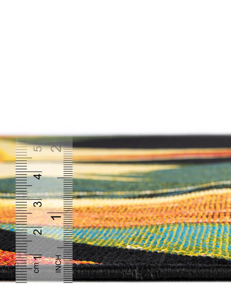 Detail image of 10' x 13' Easy-Clean Botanical Indoor / Outdoor Rug