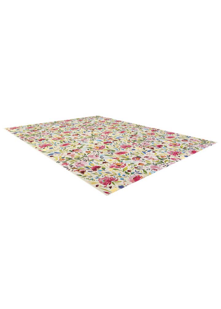 10' x 13' Easy-Clean Botanical Indoor / Outdoor Rug