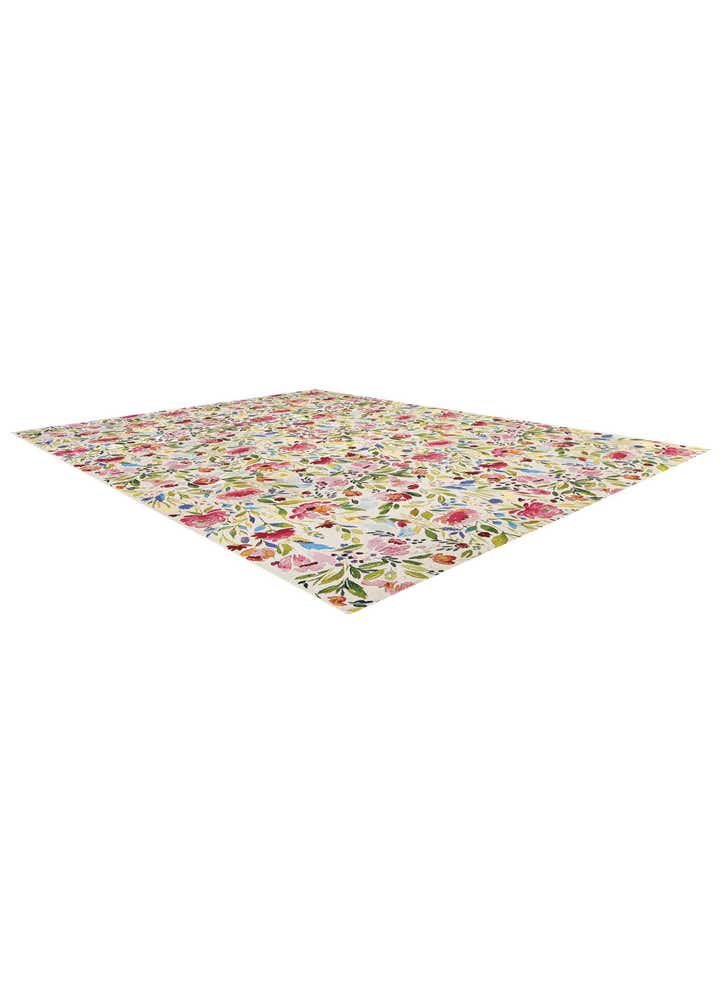 10' x 13' Easy-Clean Botanical Indoor / Outdoor Rug