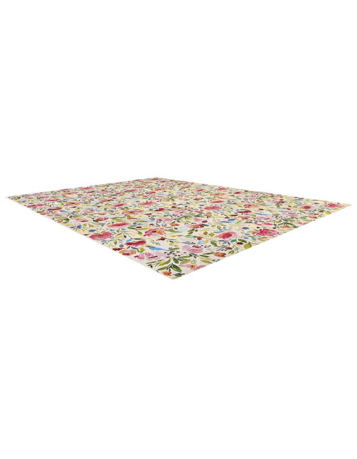 Detail image of 10' x 13' Easy-Clean Botanical Indoor / Outdoor Rug