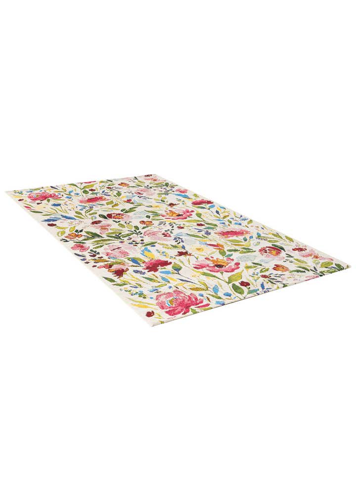 3' 3 x 5' 3 Easy-Clean Botanical Indoor / Outdoor Rug