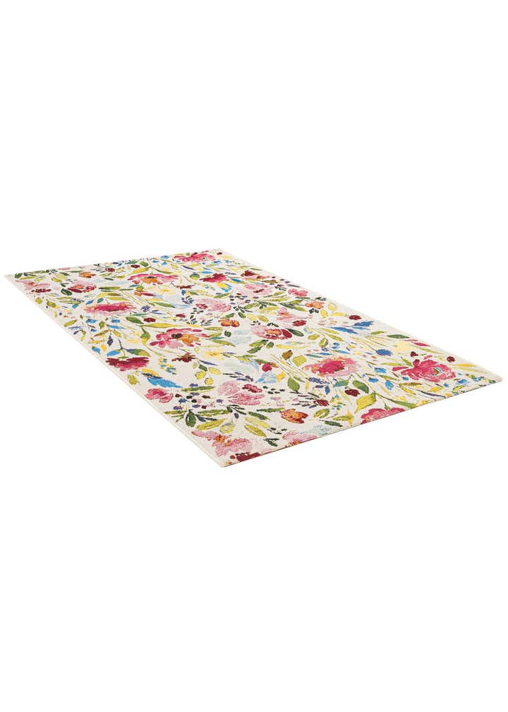 3' 3 x 5' 3 Easy-Clean Botanical Indoor / Outdoor Rug