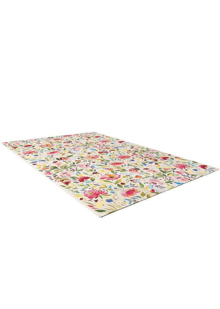 7' x 10' Easy-Clean Botanical Indoor / Outdoor Rug