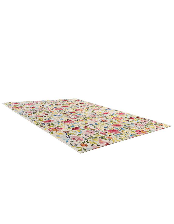 7' 10 x 11' Easy-Clean Botanical Indoor / Outdoor Rug
