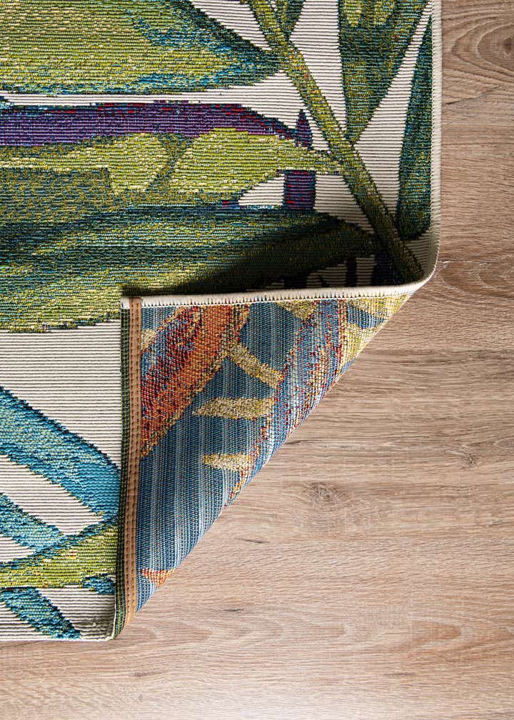 3' 3 x 5' 3 Easy-Clean Botanical Indoor / Outdoor Rug