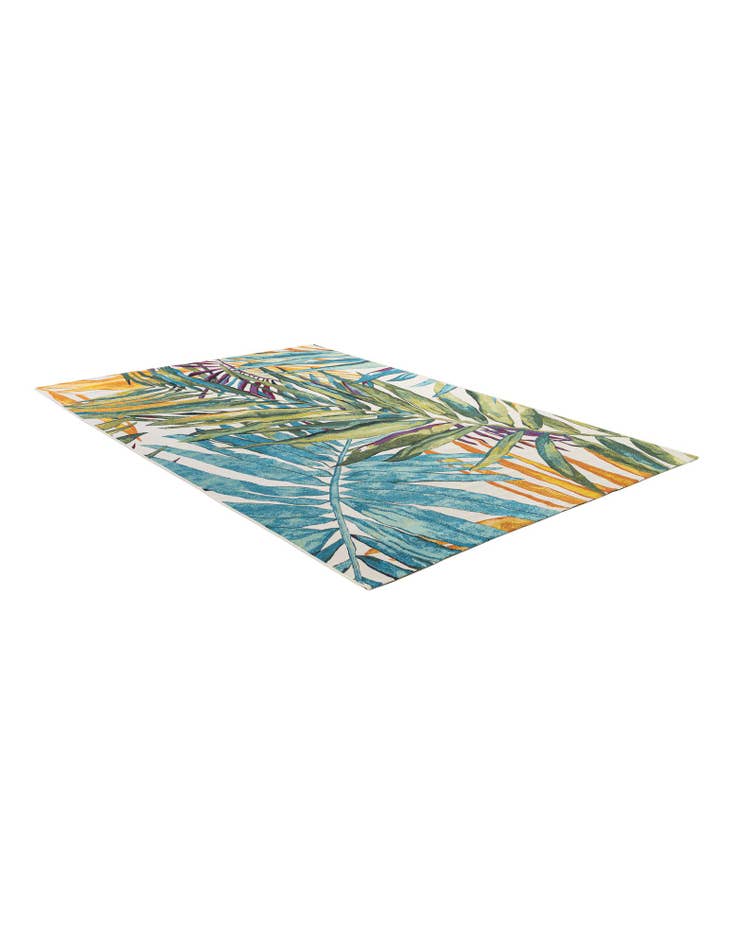 Detail image of 7' x 10'  Washable Botanical Indoor / Outdoor Rug