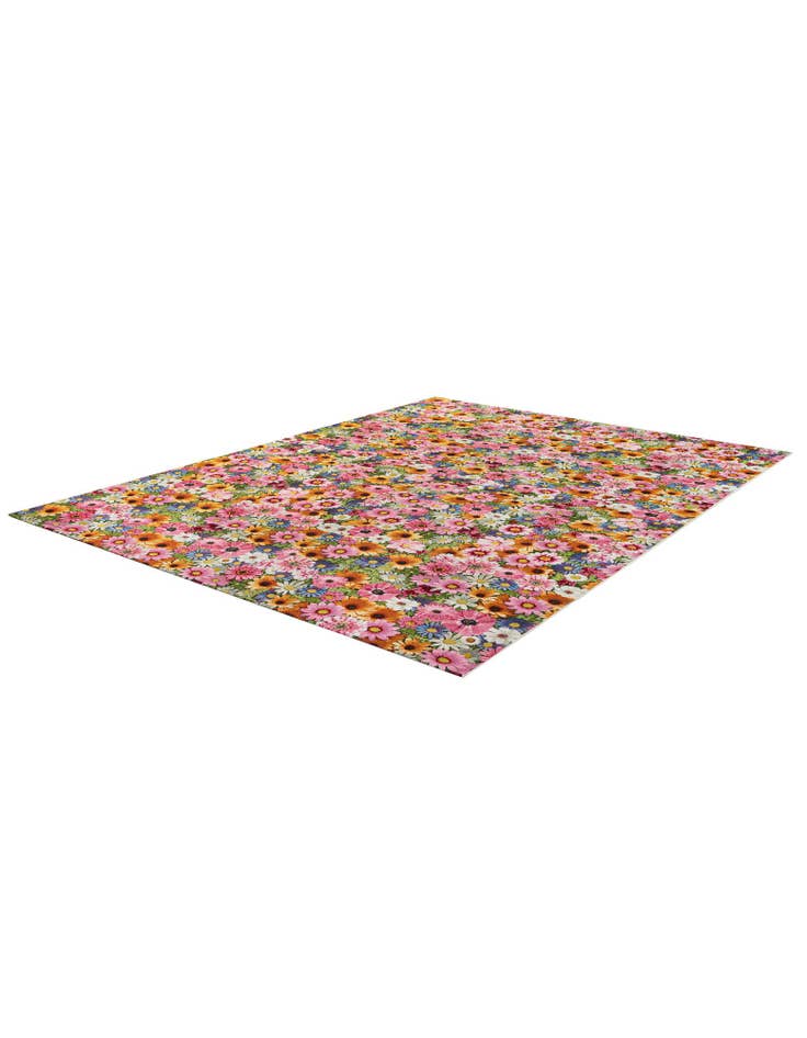 Detail image of 10' x 13' Easy-Clean Botanical Indoor / Outdoor Rug
