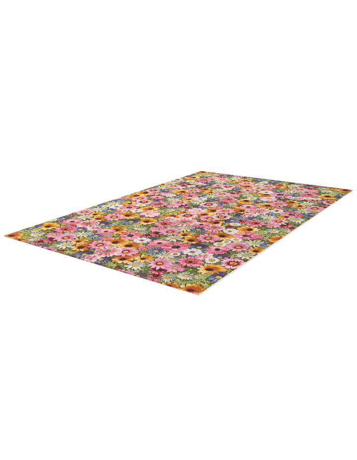 6' x 9' Easy-Clean Botanical Indoor / Outdoor Rug