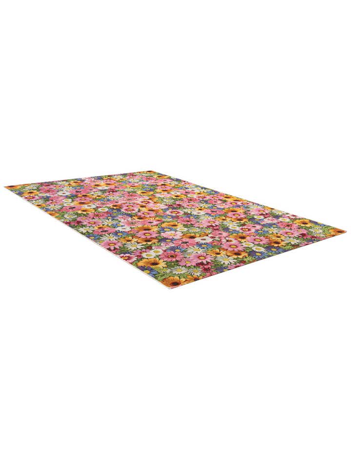6' x 9' Easy-Clean Botanical Indoor / Outdoor Rug
