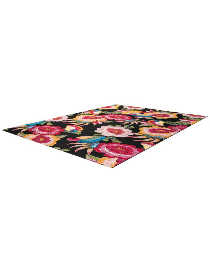 10' x 13' Easy-Clean Botanical Indoor / Outdoor Rug