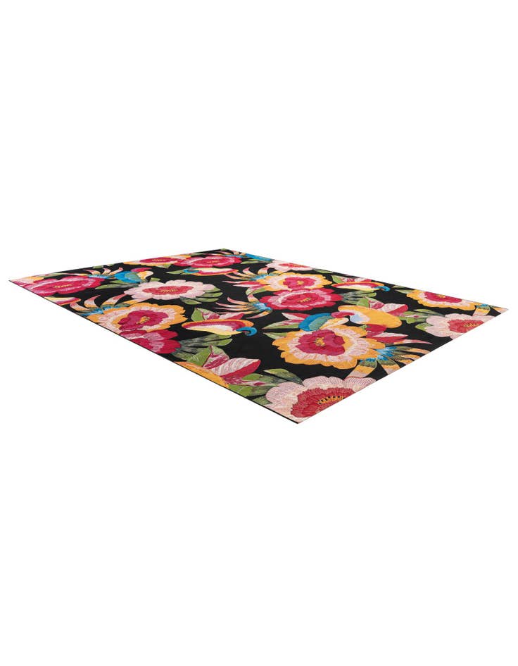 Detail image of 10' x 13'  Washable Botanical Indoor / Outdoor Rug