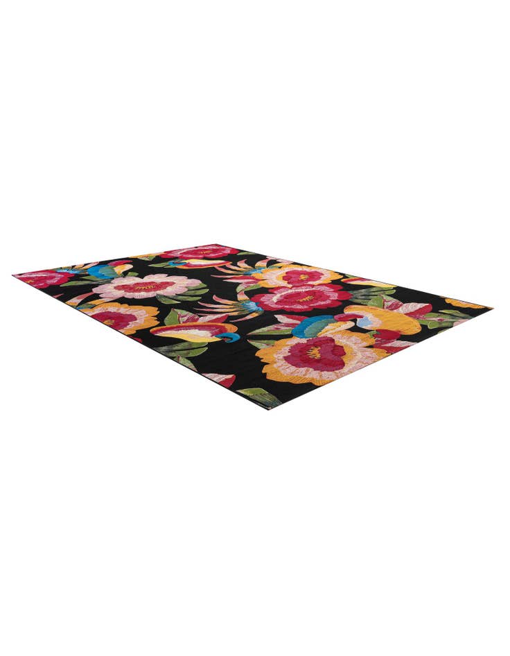 Detail image of 7' 10 x 11'  Washable Botanical Indoor / Outdoor Rug