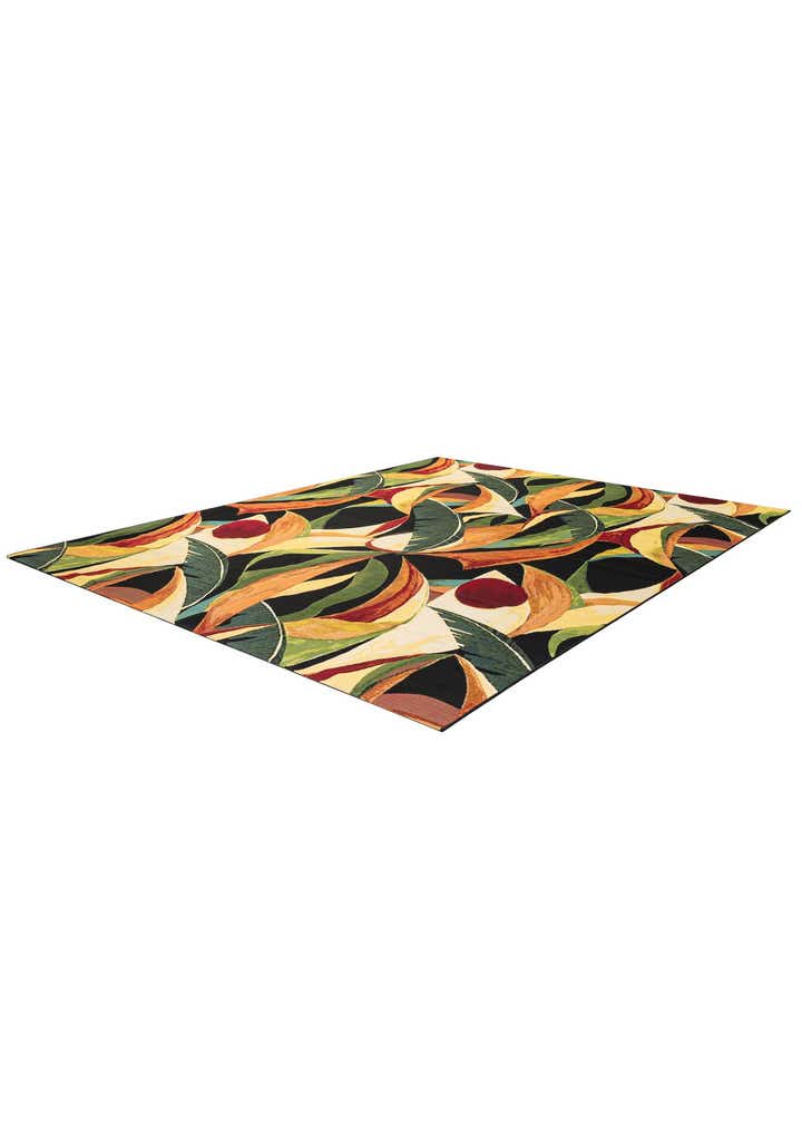 10' x 13' Easy-Clean Botanical Indoor / Outdoor Rug