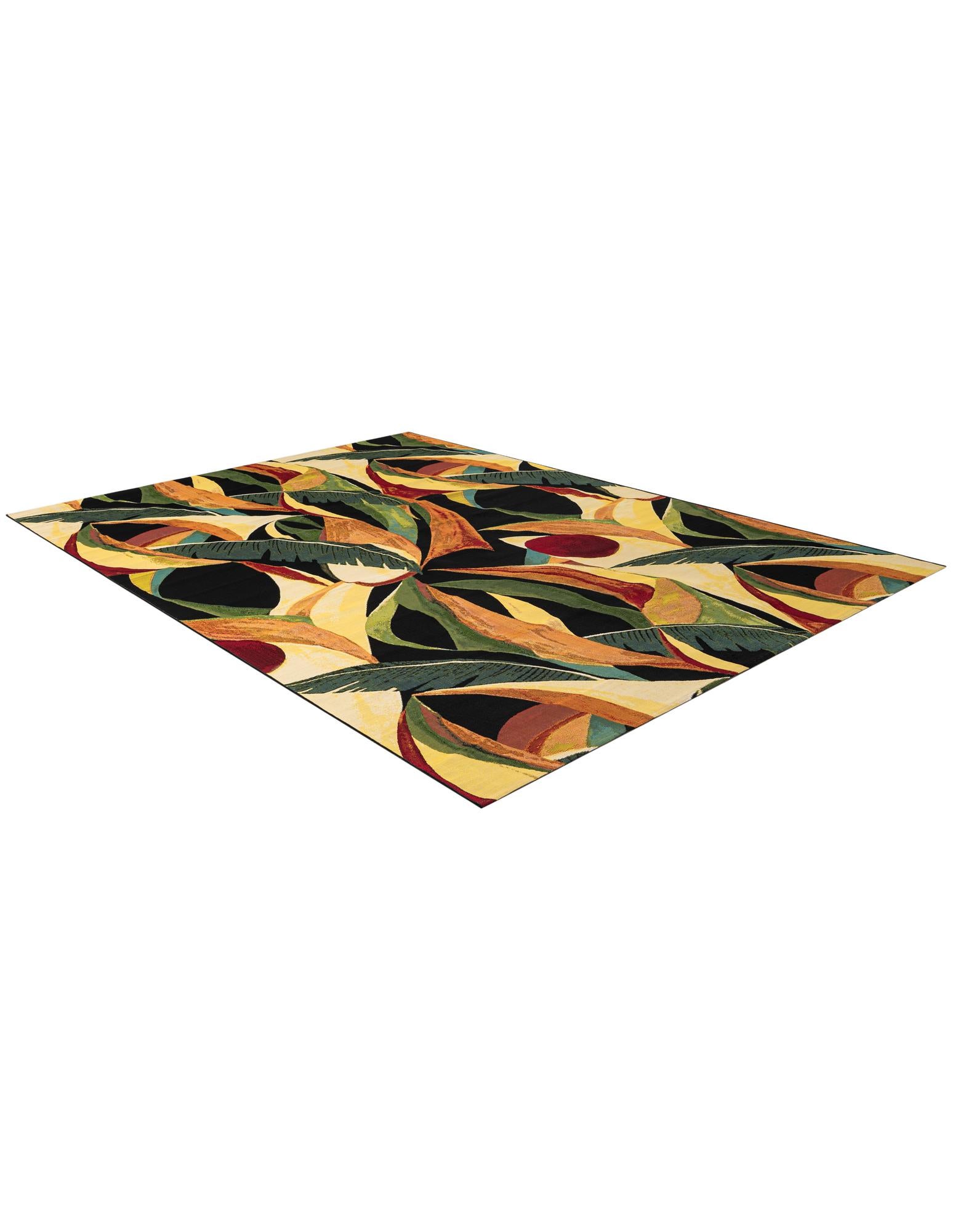7' 10 x 11' Easy-Clean Botanical Indoor / Outdoor Rug