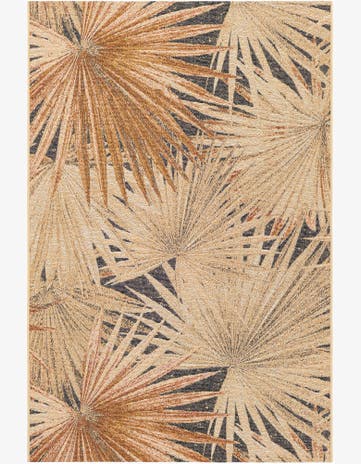 4' x 6' Easy-Clean Botanical Indoor / Outdoor Rug