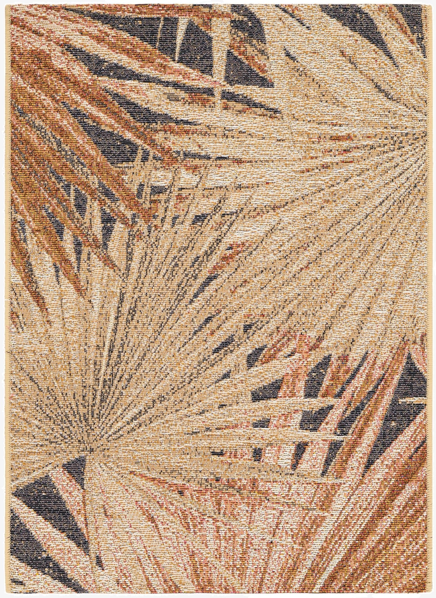 2' x 3'  Washable Botanical Indoor / Outdoor Rug