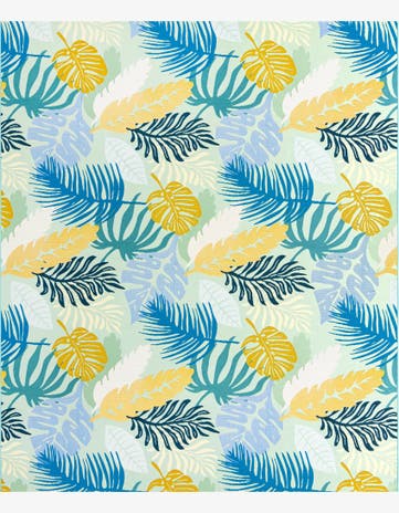 10' x 12' Easy-Clean Botanical Indoor / Outdoor Rug