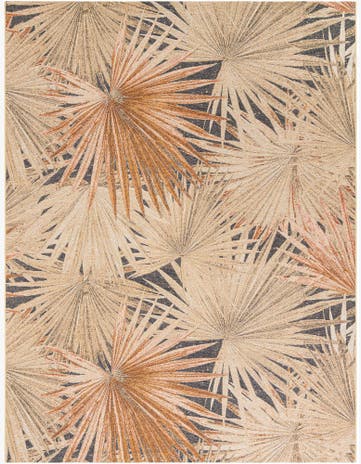 7' 10 x 10' Easy-Clean Botanical Indoor / Outdoor Rug