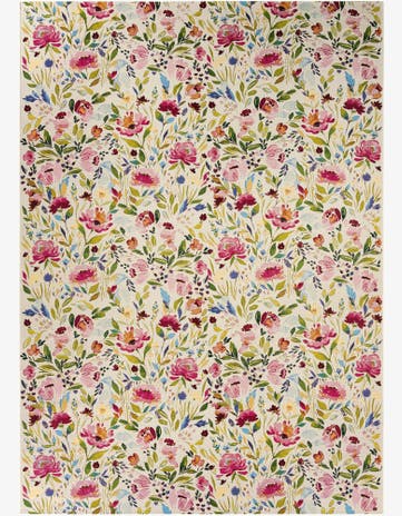 10' x 14' 2 Easy-Clean Botanical Indoor / Outdoor Rug