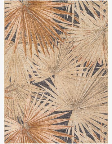 5' x 7' Easy-Clean Botanical Indoor / Outdoor Rug