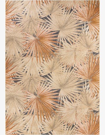 10' x 14' 2 Easy-Clean Botanical Indoor / Outdoor Rug