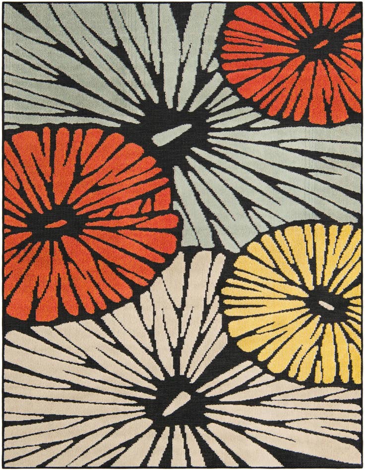 Detail image of 5' 3 x 8' Easy-Clean Casablanca Indoor / Outdoor Rug