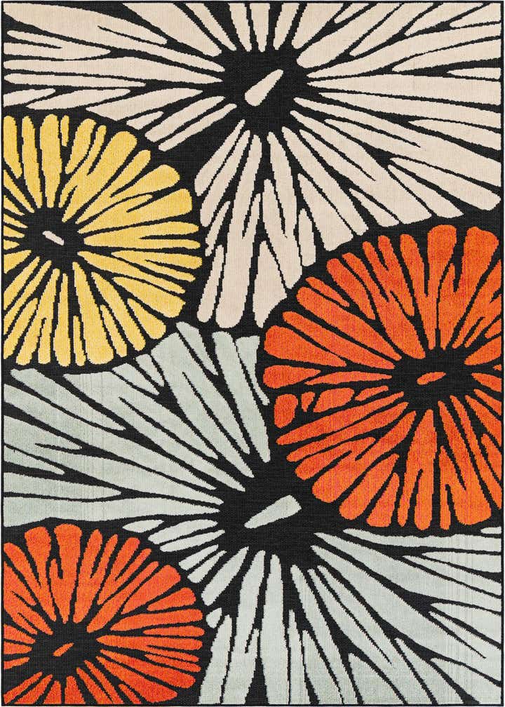 6' x 9' Easy-Clean Casablanca Indoor / Outdoor Rug