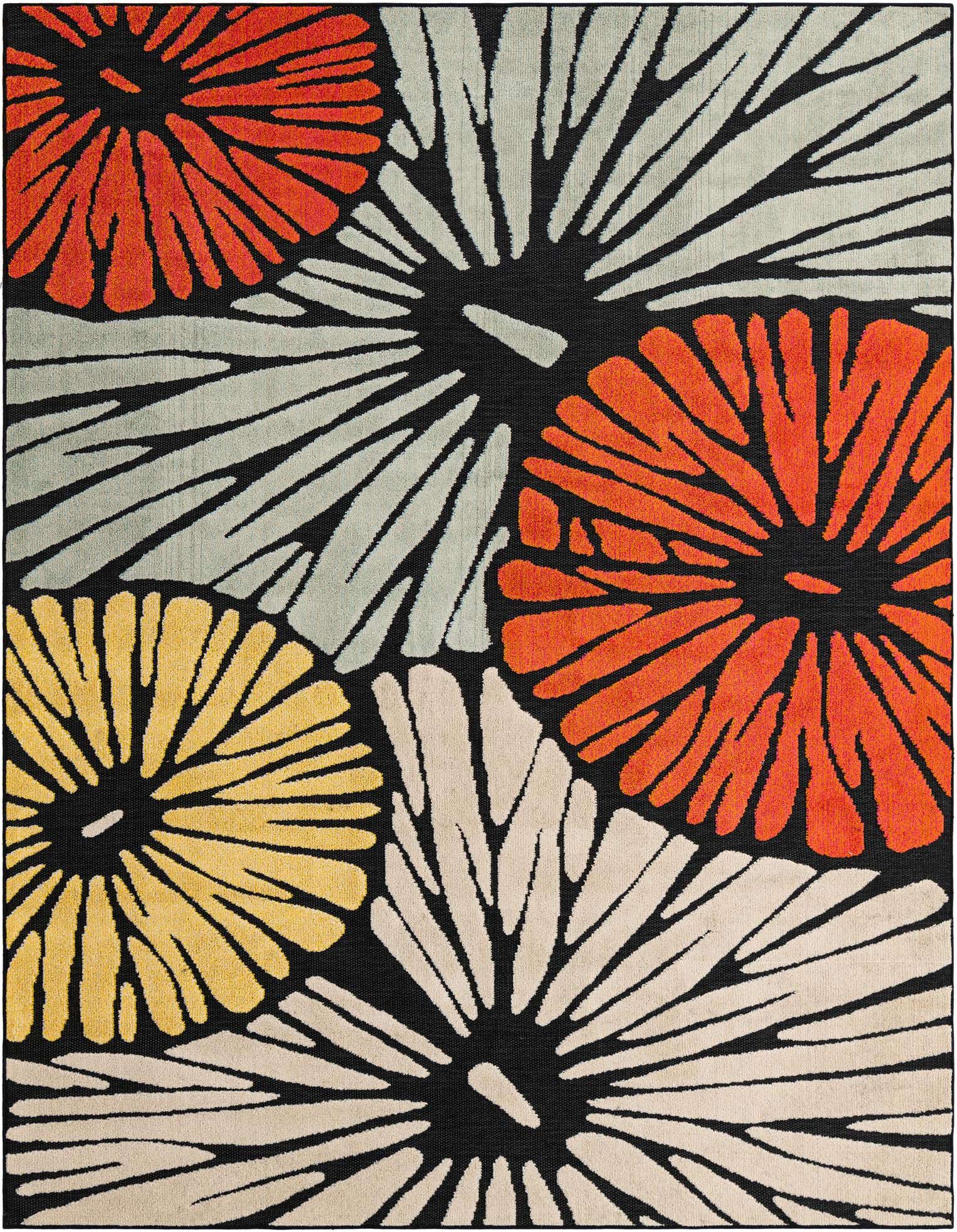 7' 10 x 10' Easy-Clean Casablanca Indoor / Outdoor Rug