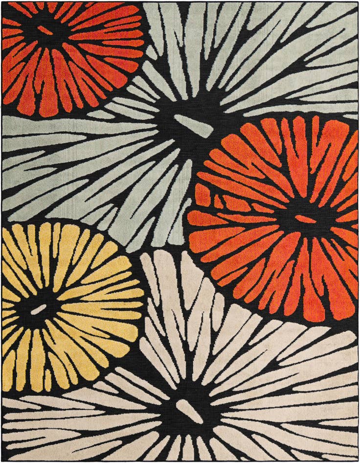 Detail image of 7' 10 x 10' Easy-Clean Casablanca Indoor / Outdoor Rug