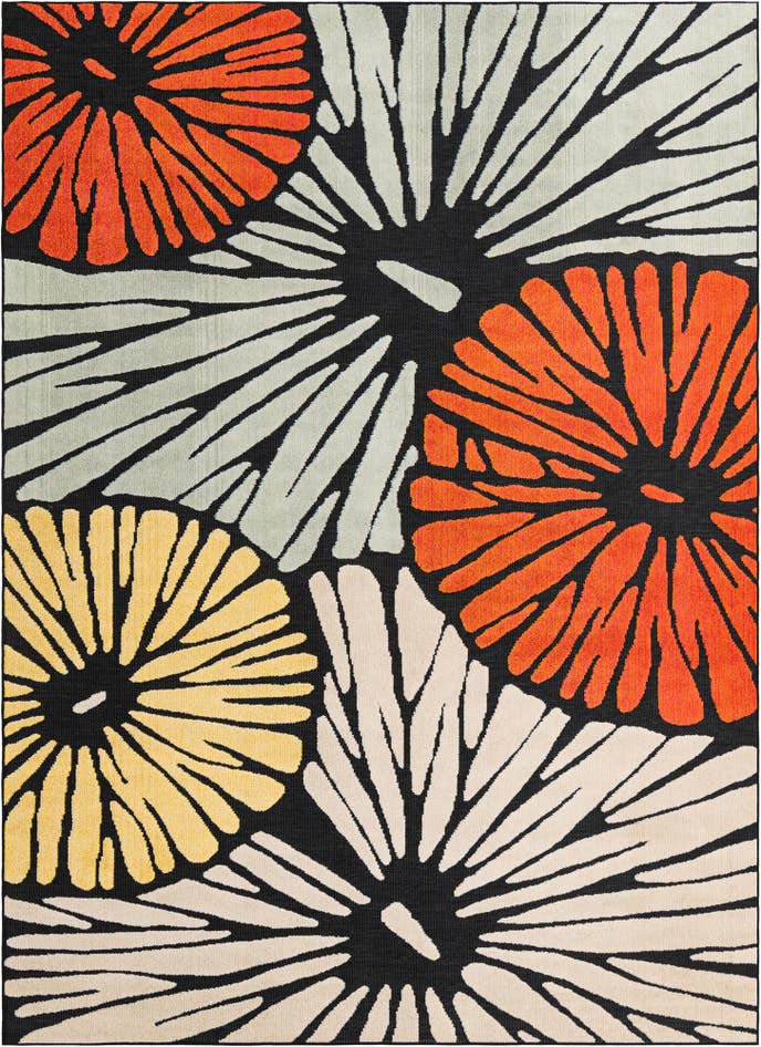 Detail image of 9' x 12' Easy-Clean Casablanca Indoor / Outdoor Rug